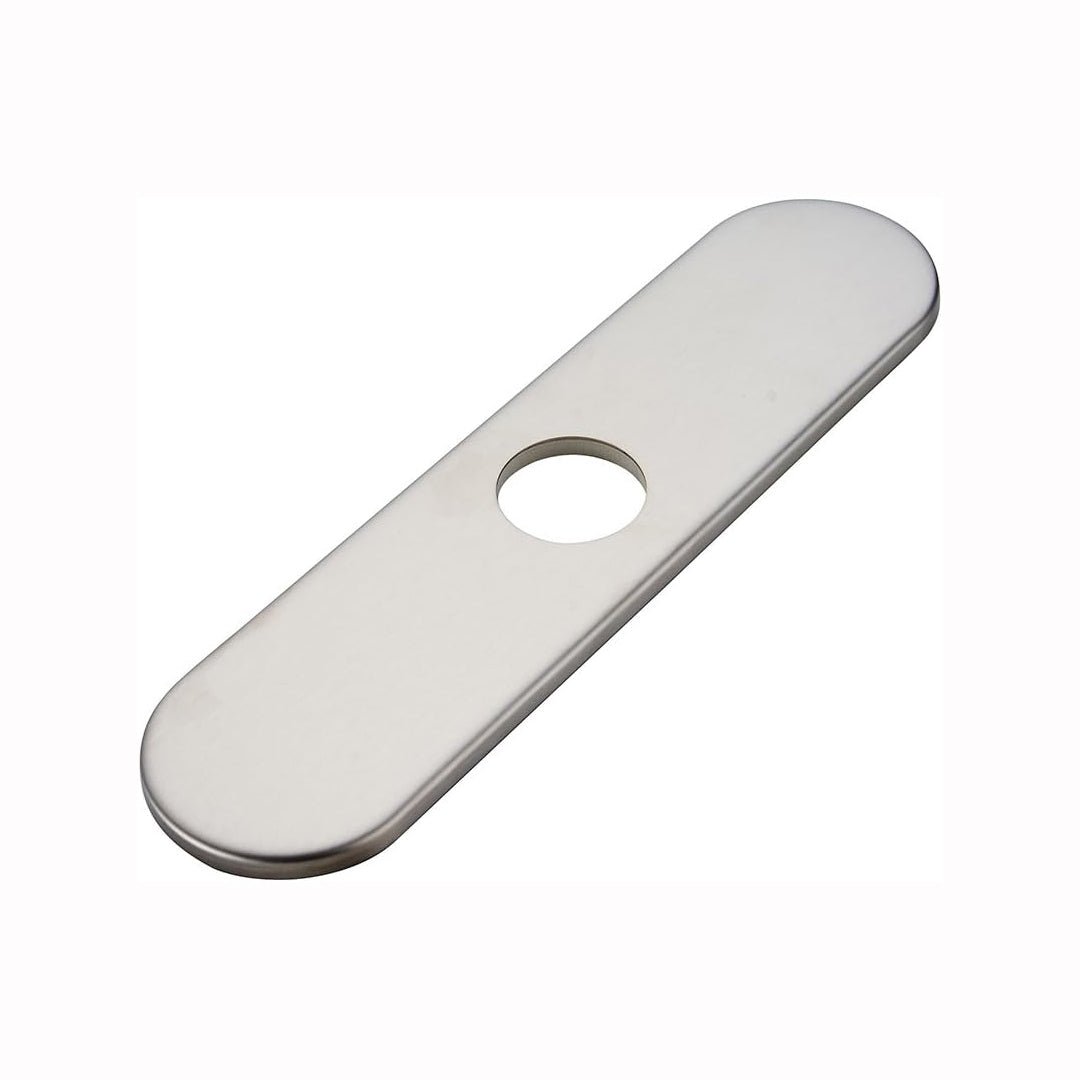 10 Inch Faucet Hole Cover Deck Plate Brushed Nickel - buyfaucet.com