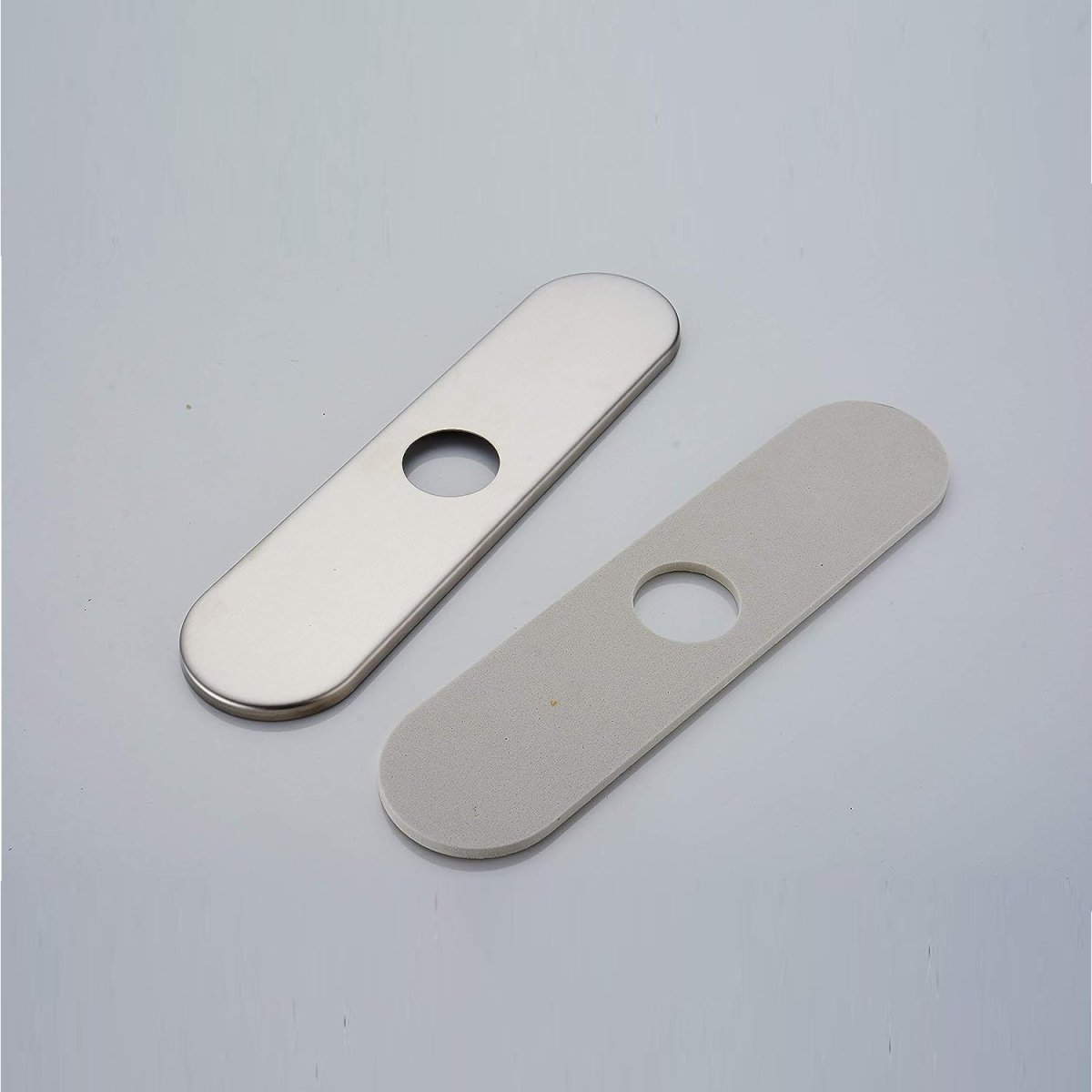 10 Inch Faucet Hole Cover Deck Plate Brushed Nickel - buyfaucet.com