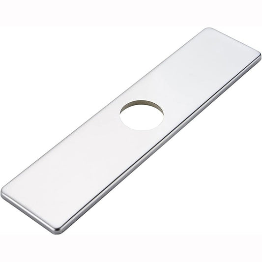 10 Inch Sink Hole Cover Deck Plate Polished Chrome - buyfaucet.com