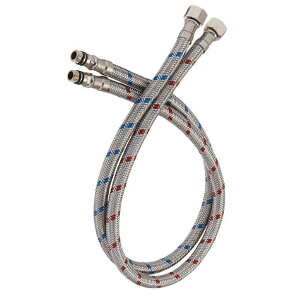 24-Inch Long Bathroom Kitchen Faucet Connector Braided Supply Hose - buyfaucet.com
