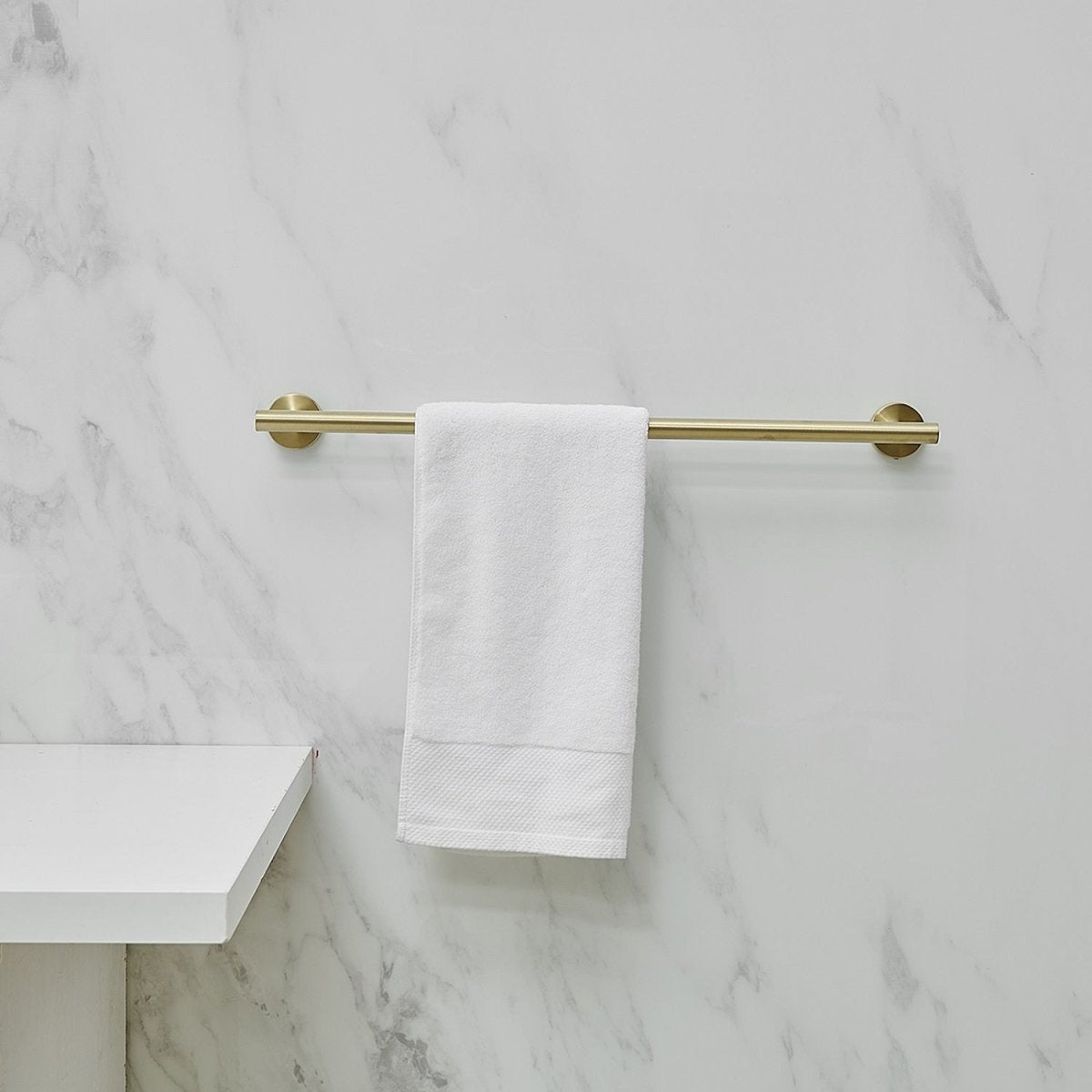 5 PCS Towel Bar Towel Hook Paper Holder Towel Ring Set Gold - buyfaucet.com