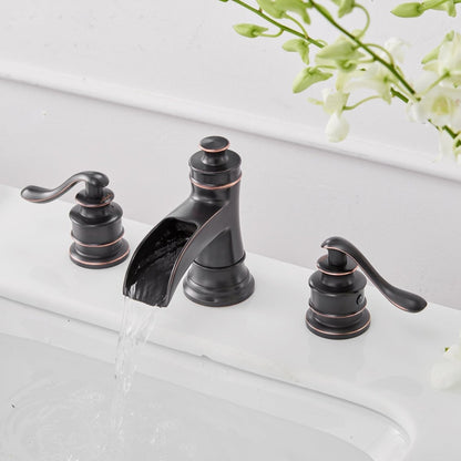 8 in 2-Handle Bathroom Faucet Oil Rubbed Bronze - buyfaucet.com