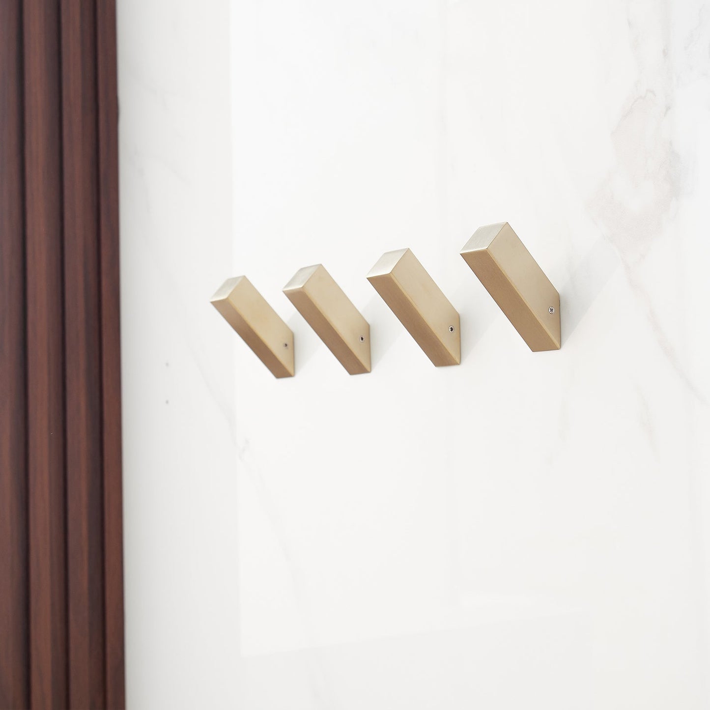 Easy to Install Bathroom Robe Hook Brushed Gold