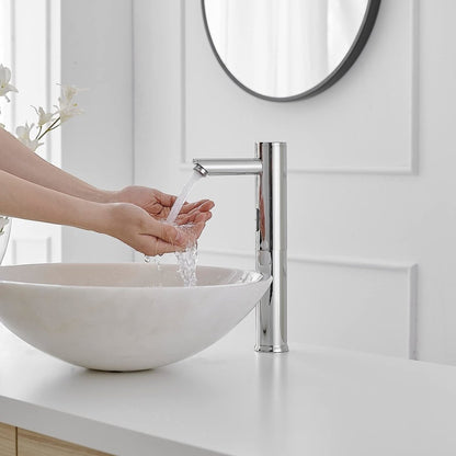 Automatic Sensor Touchless Bathroom Faucet Polished Chrome - buyfaucet.com