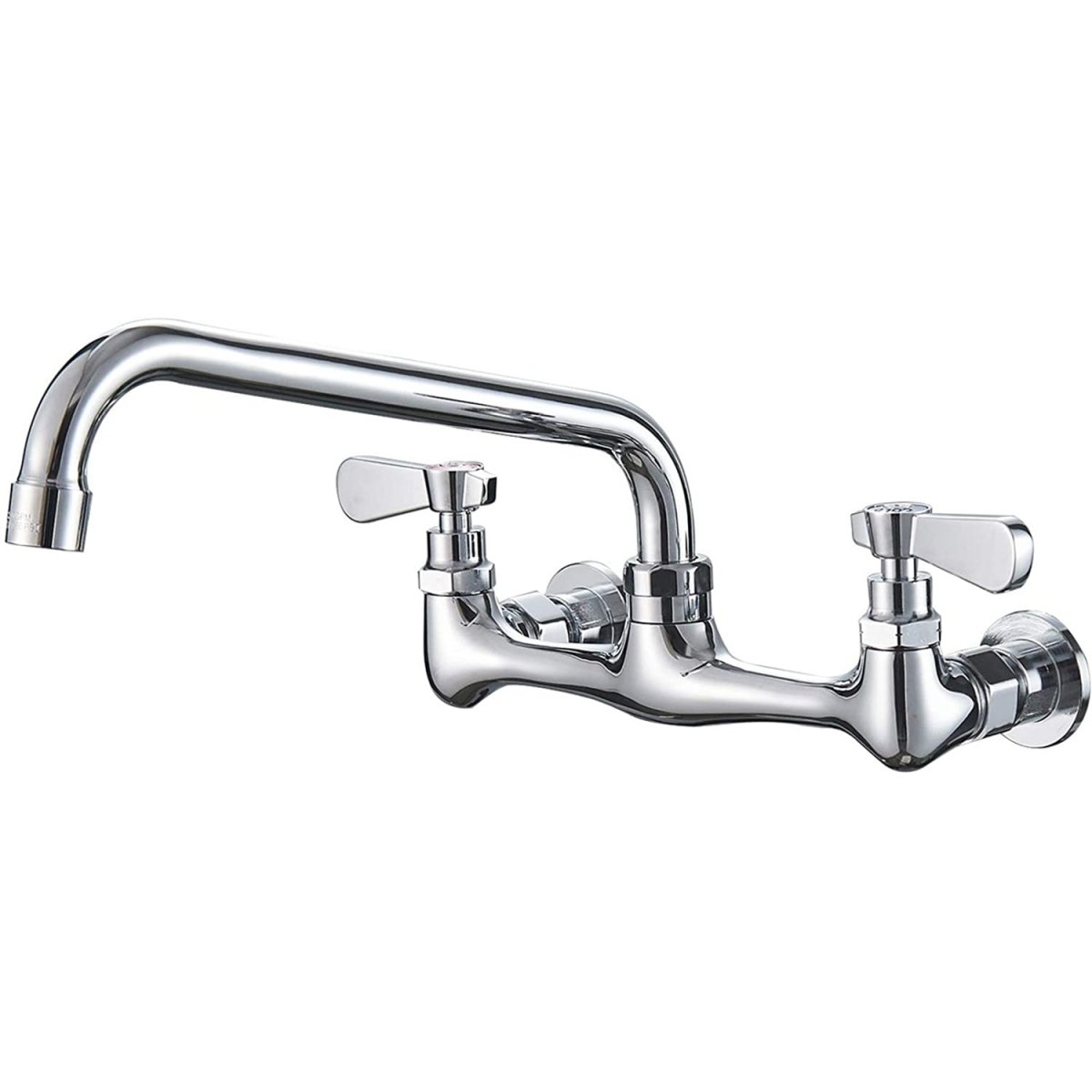 Commercial Kitchen Sink Faucet Center Wall Polished Chrome - buyfaucet.com