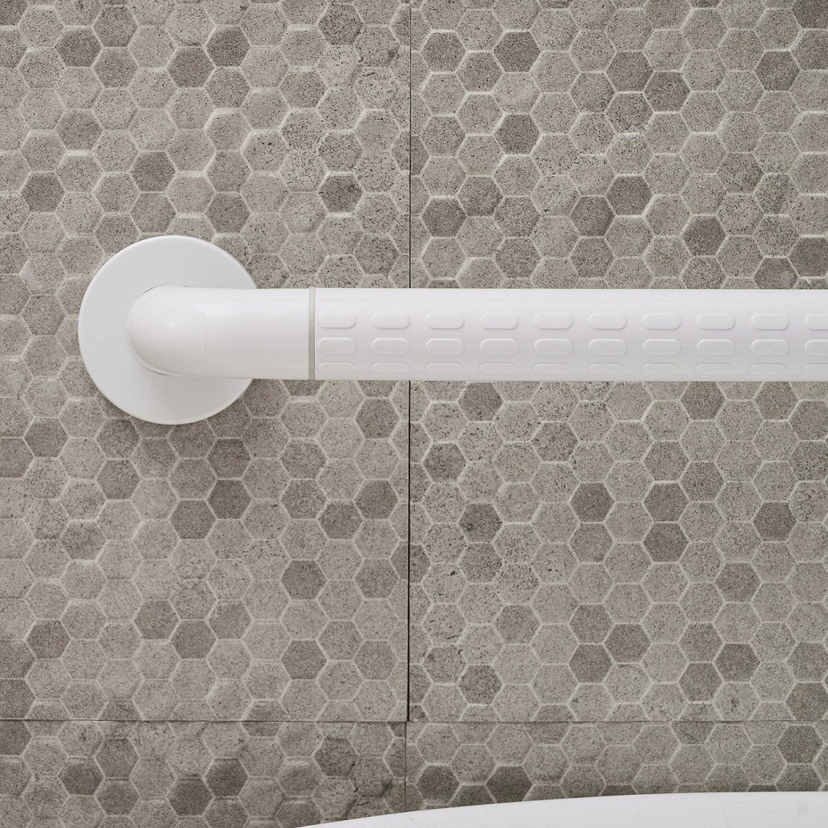 Concealed Screw Grab Bar with Secure Mount in White 17.91" - buyfaucet.com