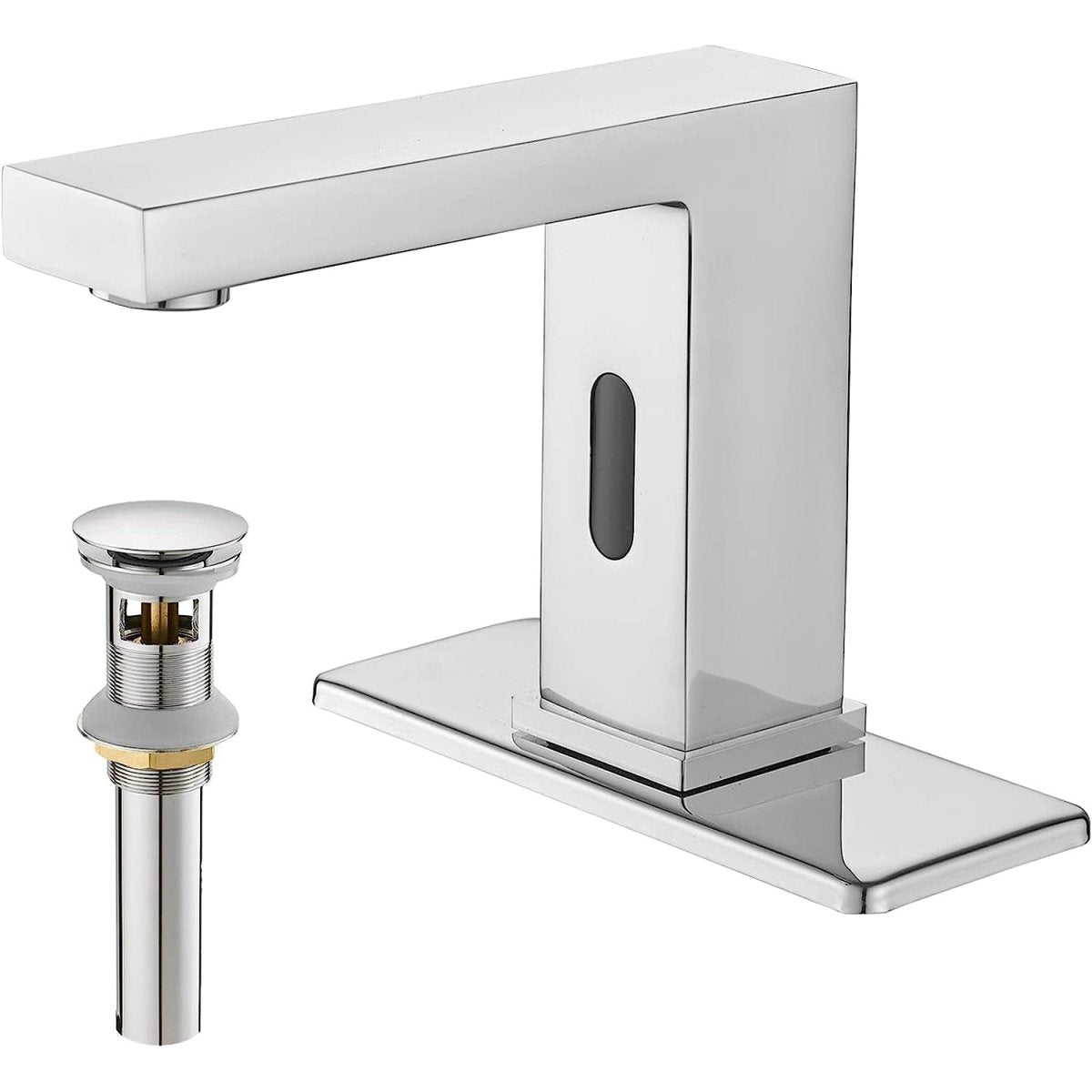 DC Powered Commercial Touchless Bathroom Faucets Chrome - buyfaucet.com