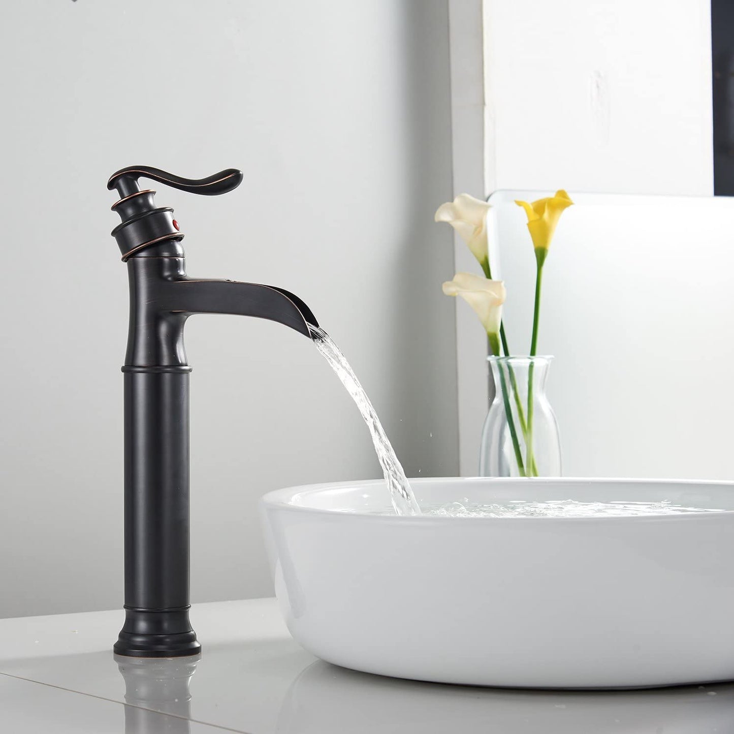 Modern Single Hole Bathroom Faucet Oil Rubbed Bronze - buyfaucet.com