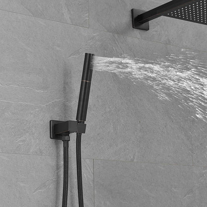Shower Faucet Fixture Set with 2 in 1 Handheld Shower Bronze - buyfaucet.com