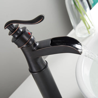Single Hole Single-Handle Bathroom Faucet Oil Rubbed Bronze-1 - buyfaucet.com