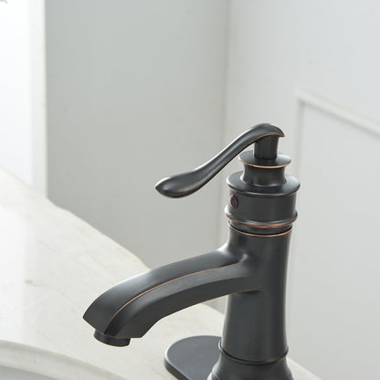 Single Hole Single Handle Bathroom Faucet Oil Rubbed Bronze - buyfaucet.com