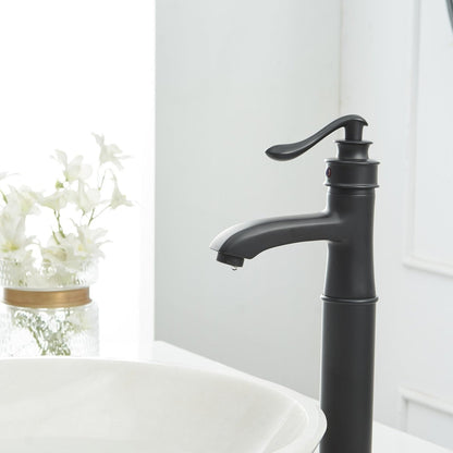 Single Hole Single Handle Bathroom Sink Faucet Black - buyfaucet.com