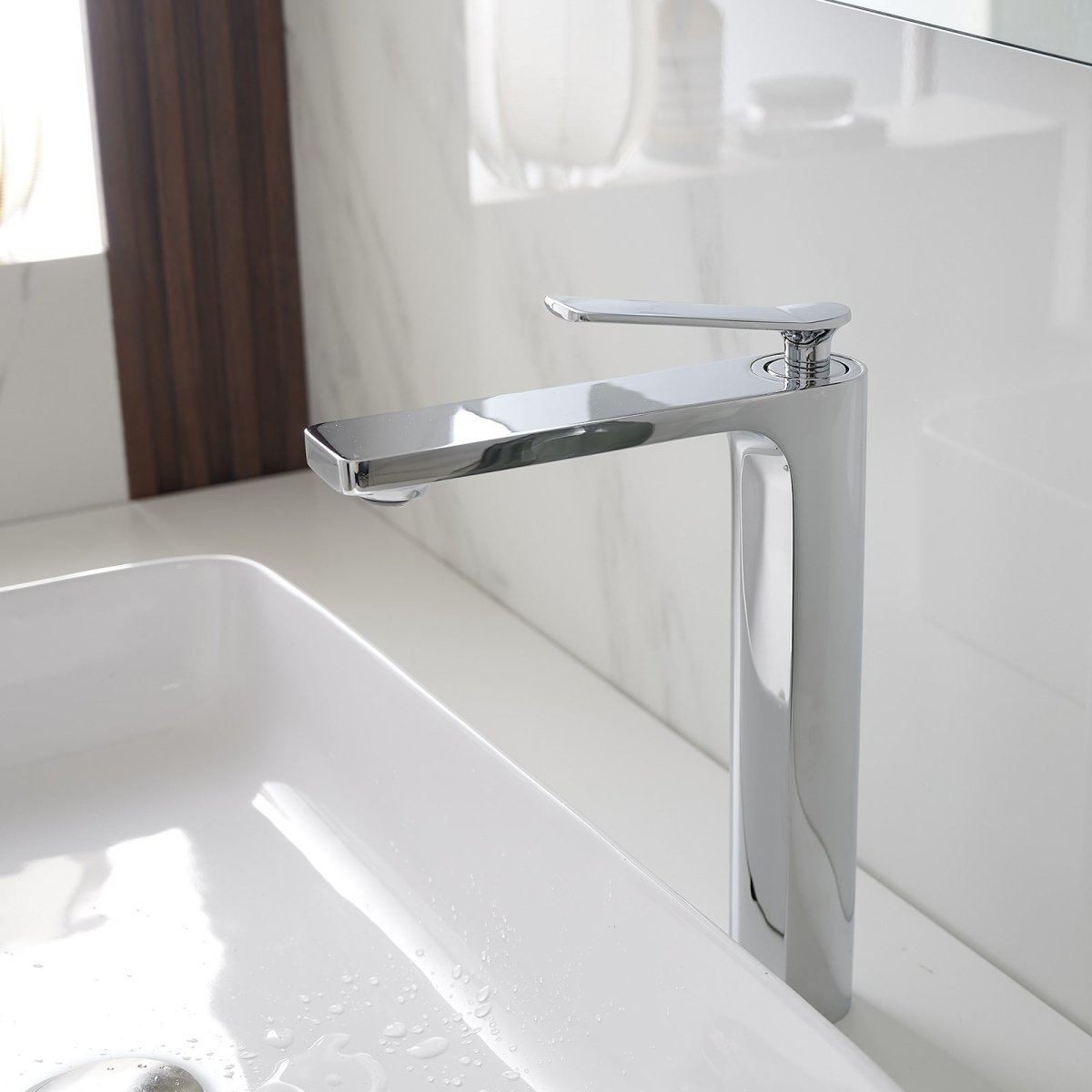 Single Hole Single Handle Bathroom Sink Faucet Chrome - buyfaucet.com