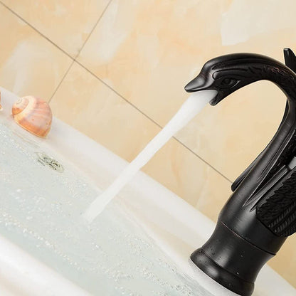 Swan Single Hole 1-Handle Bathroom Faucet Oil Rubbed Bronze - buyfaucet.com