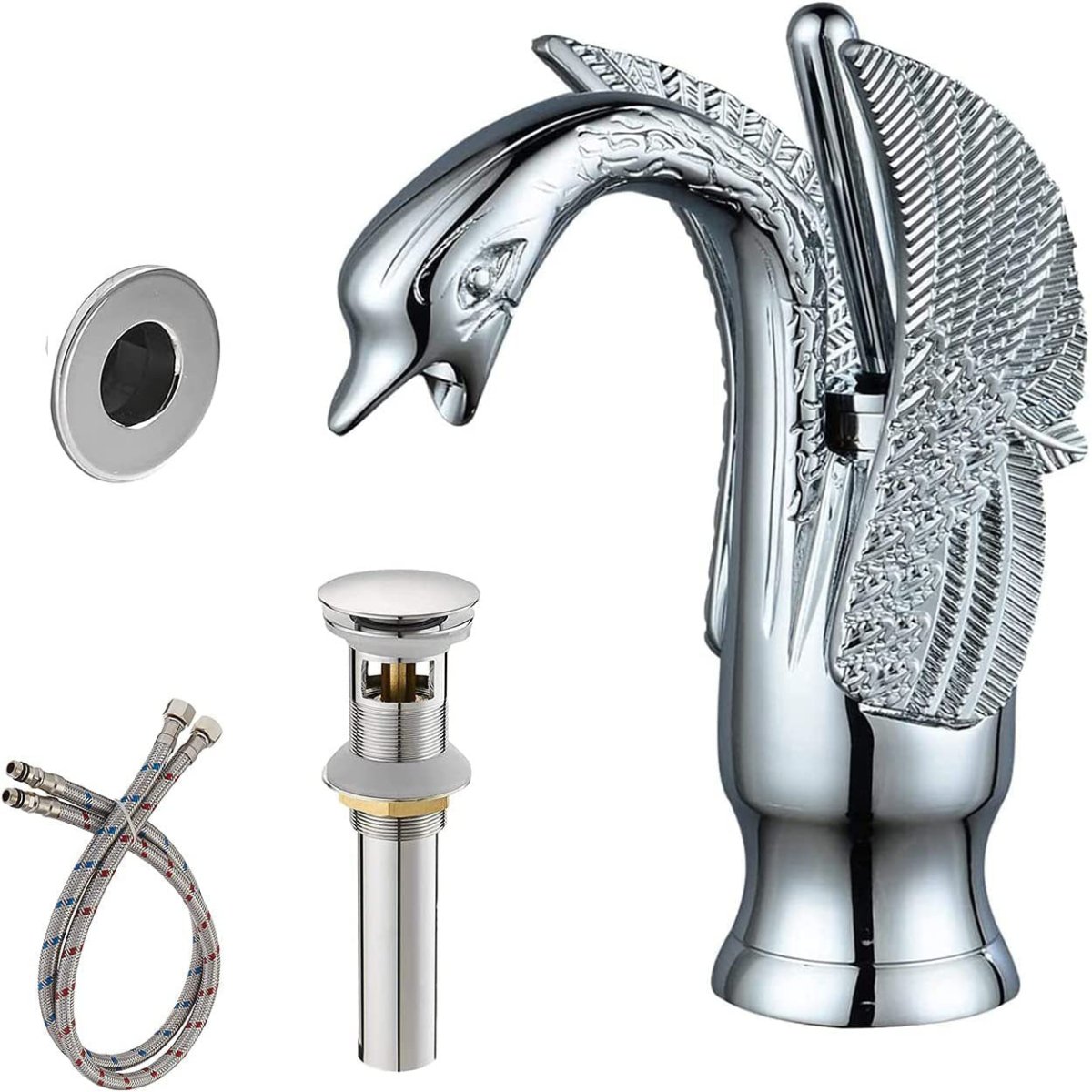 Swan Single Hole 1-Handle Bathroom Sink Faucet Chrome - buyfaucet.com