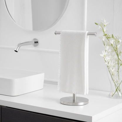 Toilet Paper Holder with Steady T-Shape Towel Rack in Nickel - buyfaucet.com