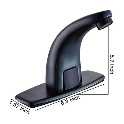 Touchless Bathroom Faucet with Drain Oil Rubbed Bronze - buyfaucet.com