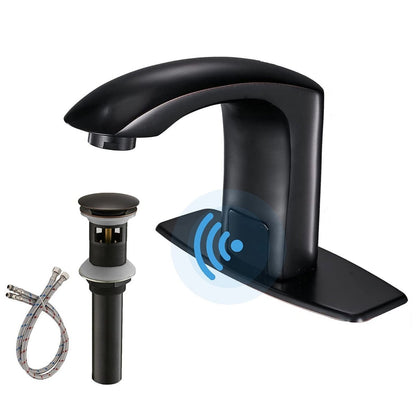Touchless Bathroom Faucet With Drain Oil Rubbed Bronze - buyfaucet.com