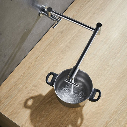 Wall Mounted Pot Filler in Polished Chrome - buyfaucet.com